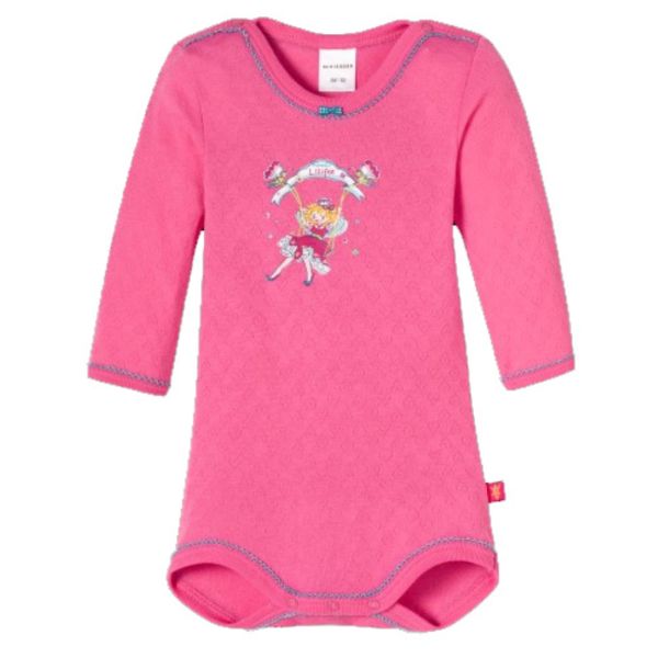 Langarm-Body pink (Schiesser) Gr. 62 (2-4 Mt)