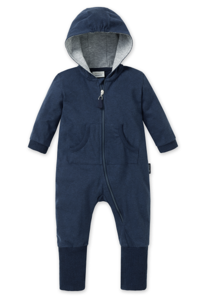 Baby Overall blau meliert (Schiesser) Gr. 56 (1 Mt)