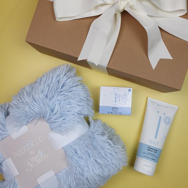 Baby- und Kinder-Geschenkbox ‚Blau‘