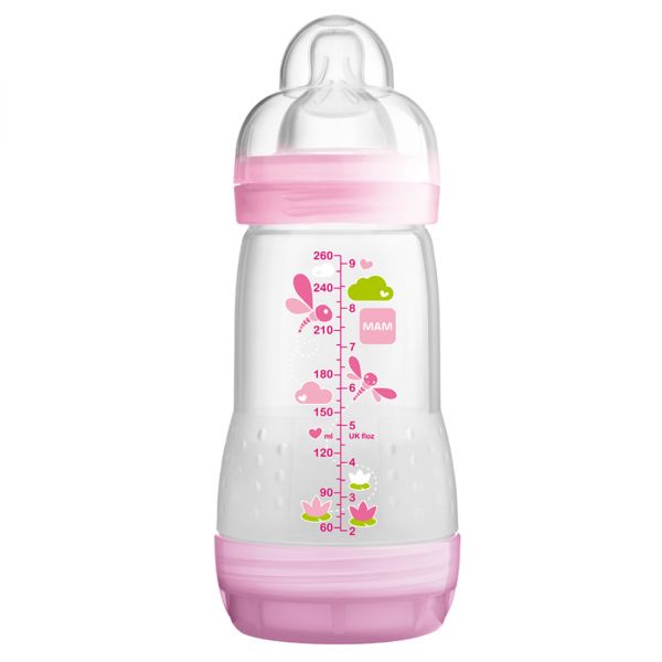 MAM Anti-Colic-Flasche rosa 260ml