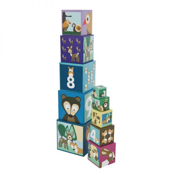 Stapelturm 'Waldtiere' (Sebra)