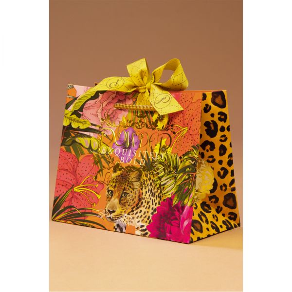 Samt-Haarreif Leopard Pflaume/Senf (Powder)