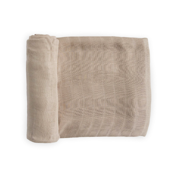 Deluxe Mulltuch in Farbe 'oatmeal' (little unicorn)
