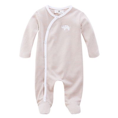Schlafstrampler beige (bellybutton) Gr. 62 (2-4 Mte)