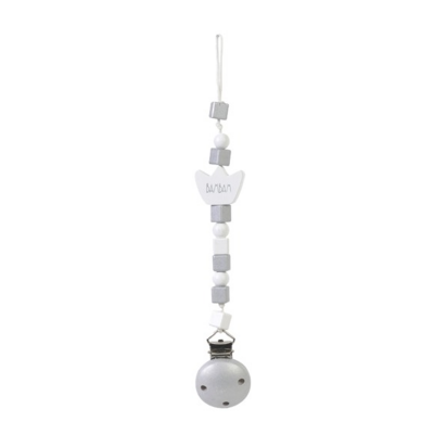 Schnullerkette Krone Silber (BamBam)